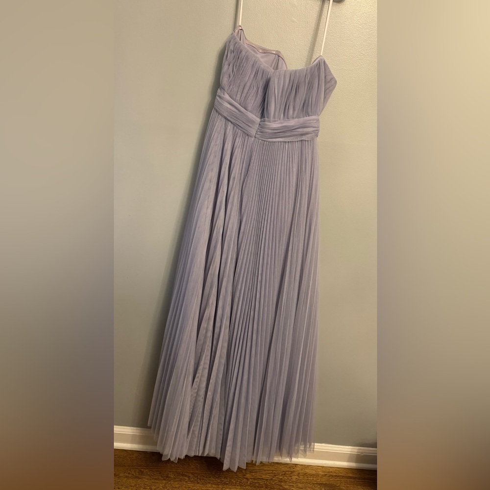 Hutch Lavender strapless pleated with bow Maxi Dress Sz 4/small NWT - Picture 4 of 4